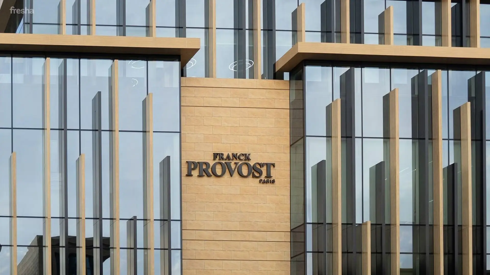 Franck Provost Paris sign at the Riyadh salon exterior