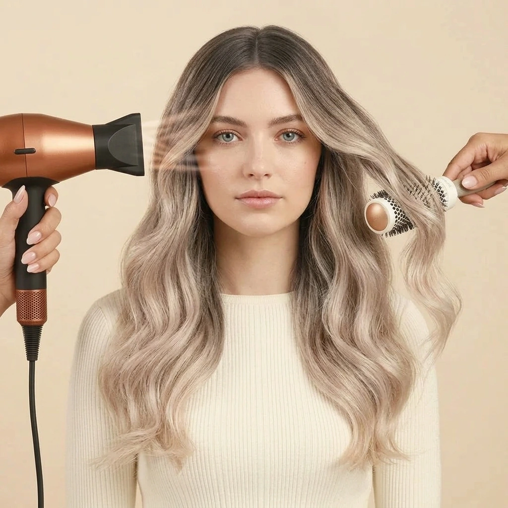 blow dry