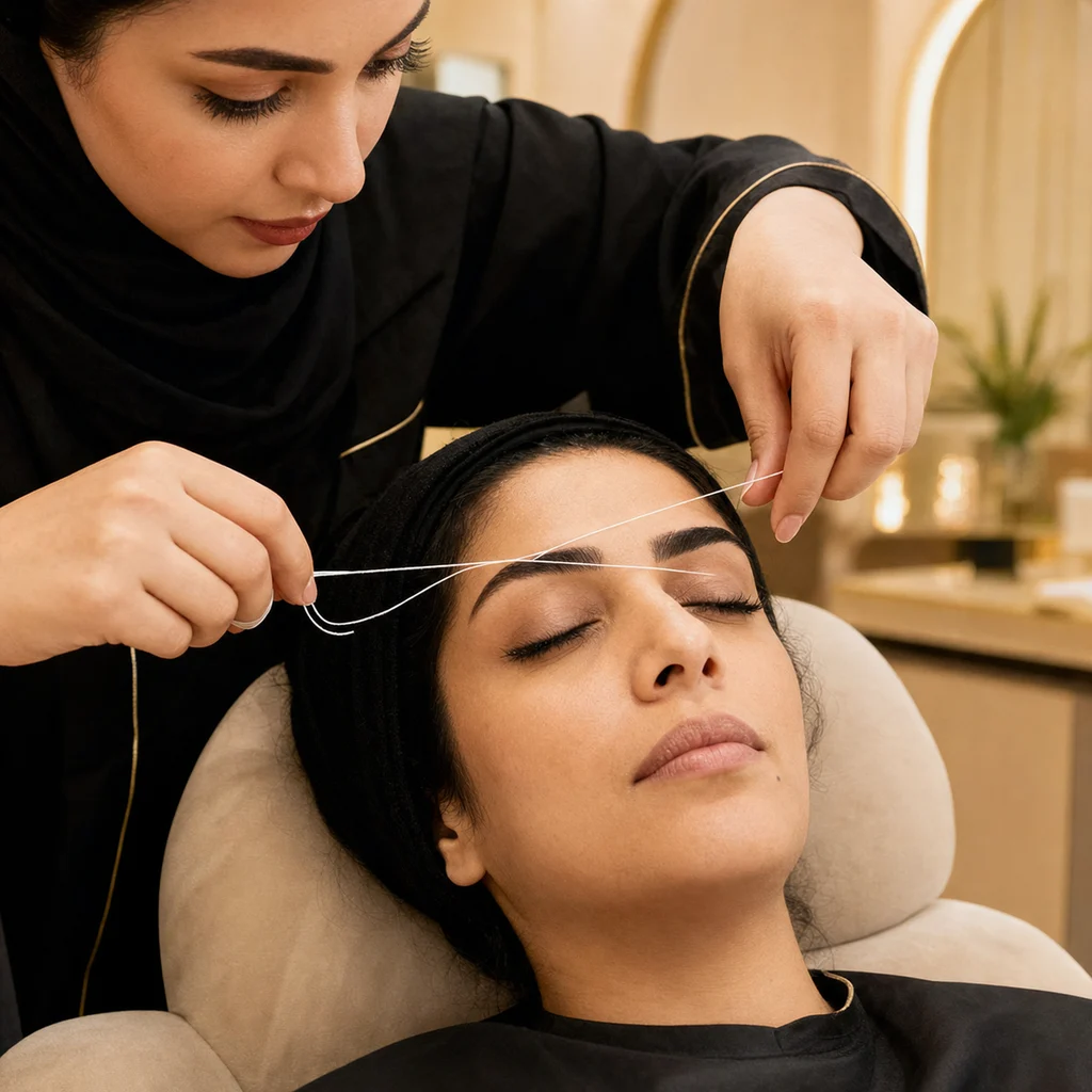 فتلة الوجه والحواجب في فرانك بروفوست الرياض
